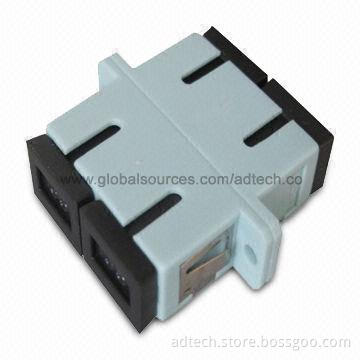 LC MM Duplex Adapter with Ceramic Sleeve, Available in Beige Color, 200 to 600g, Anti-pulling Force